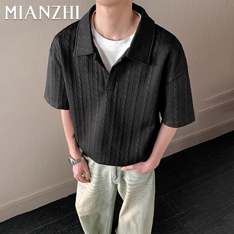 Men s Short Sleeve Jacquard Polo Shirt XL