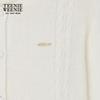 Teenie Weenie Women's Crew Neck Cable Knit Cardigan