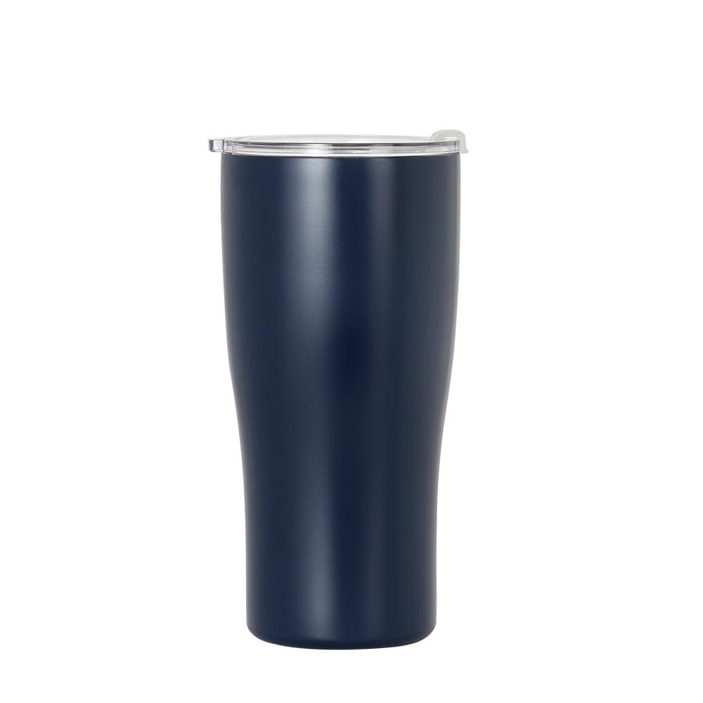 Lingqi Creative Outdoor Car Cup New Bingba Cup Large Capacity 304 Stainless Steel Straw Cup Ins Wind 600/900ml