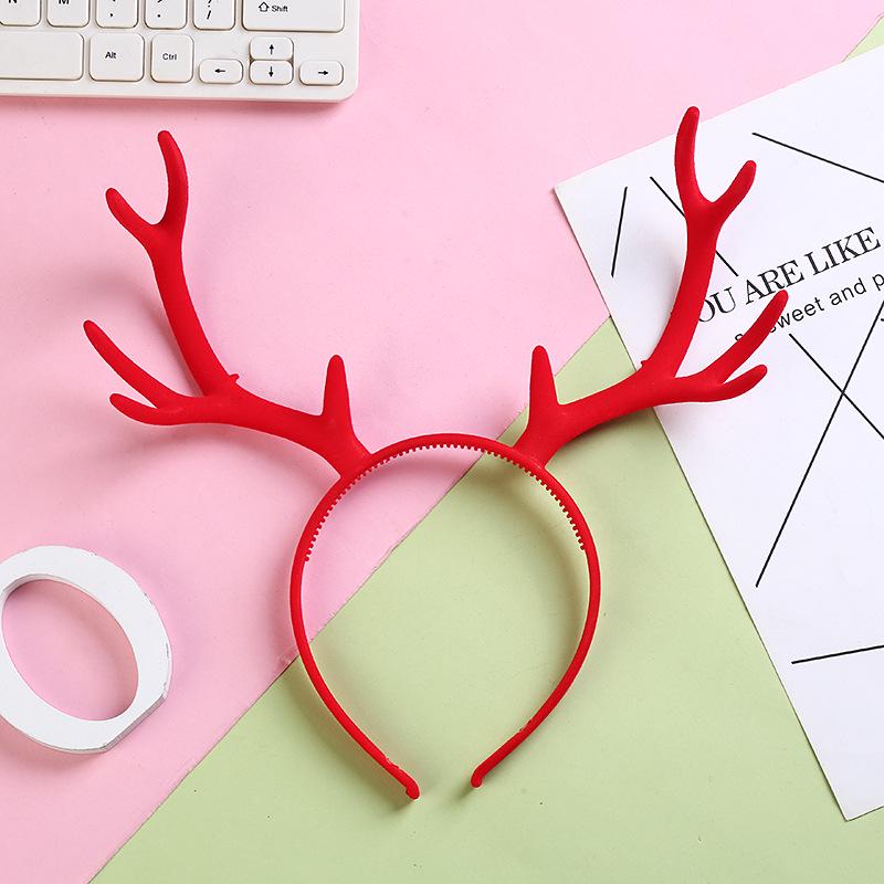Christmas Reindeer Antler Headband - Festive Hair Accessory for Women & Children