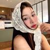 Fake Collar Lace Triangle Scarf Cape Hip Scarf Simple Lace Shawl  Female