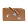 X Suna Fujita Collaboration Spring Summer 2024 Collection Lemur Print Zipper Card Holder Women Card Holder Oak-Brown C643Z40X53-3980