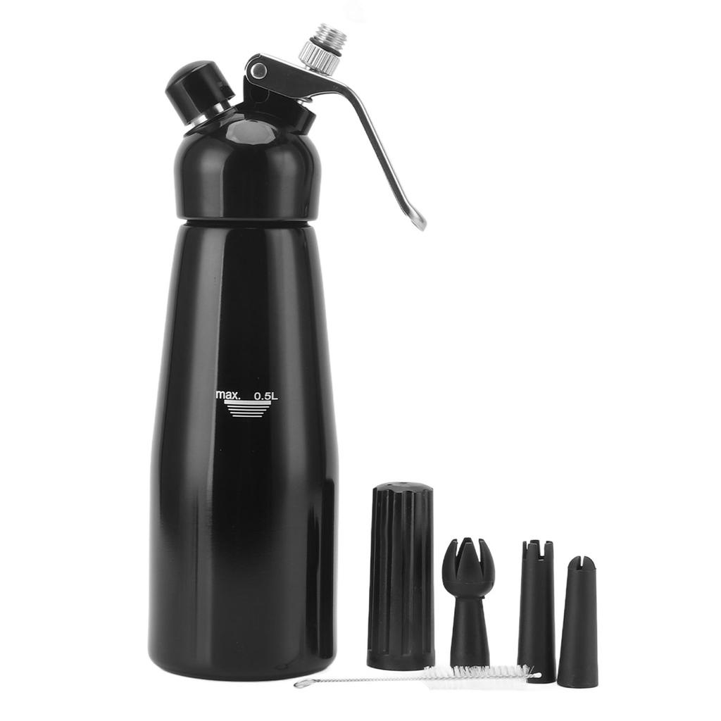Whipped Cream Dispenser Aluminum Stainless Steel Plastic 500ml Cream Whipper Kitchen Dessert Tools