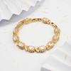 2026 Zircon Bracelet, Versatile Fashion Light Luxury Men's and Women's Gold-plated Crystal Bracelet, Jewelry Silver Jewelry.