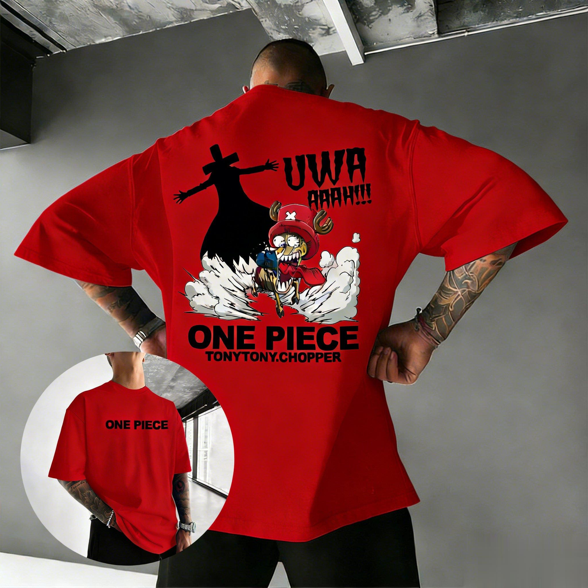 

2026 One Piece Чоппер Аниме Футболка Мужская Женская Хлопок Короткий Рукав Футболка Мультяшный Принт Стритвир Повседневный Летние Топы Одежда Y2k S