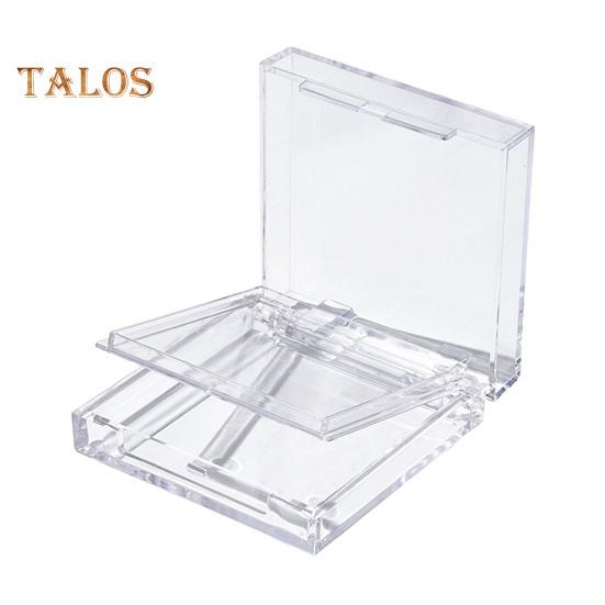 

Акриловая двухслойная пустая упаковочная коробка для накладных ногтей с прозрачной крышкой, коробка для демонстрации ногтей, чехол для хранения типсов для дома, портативный органайзер для дизайна ногтей чистый