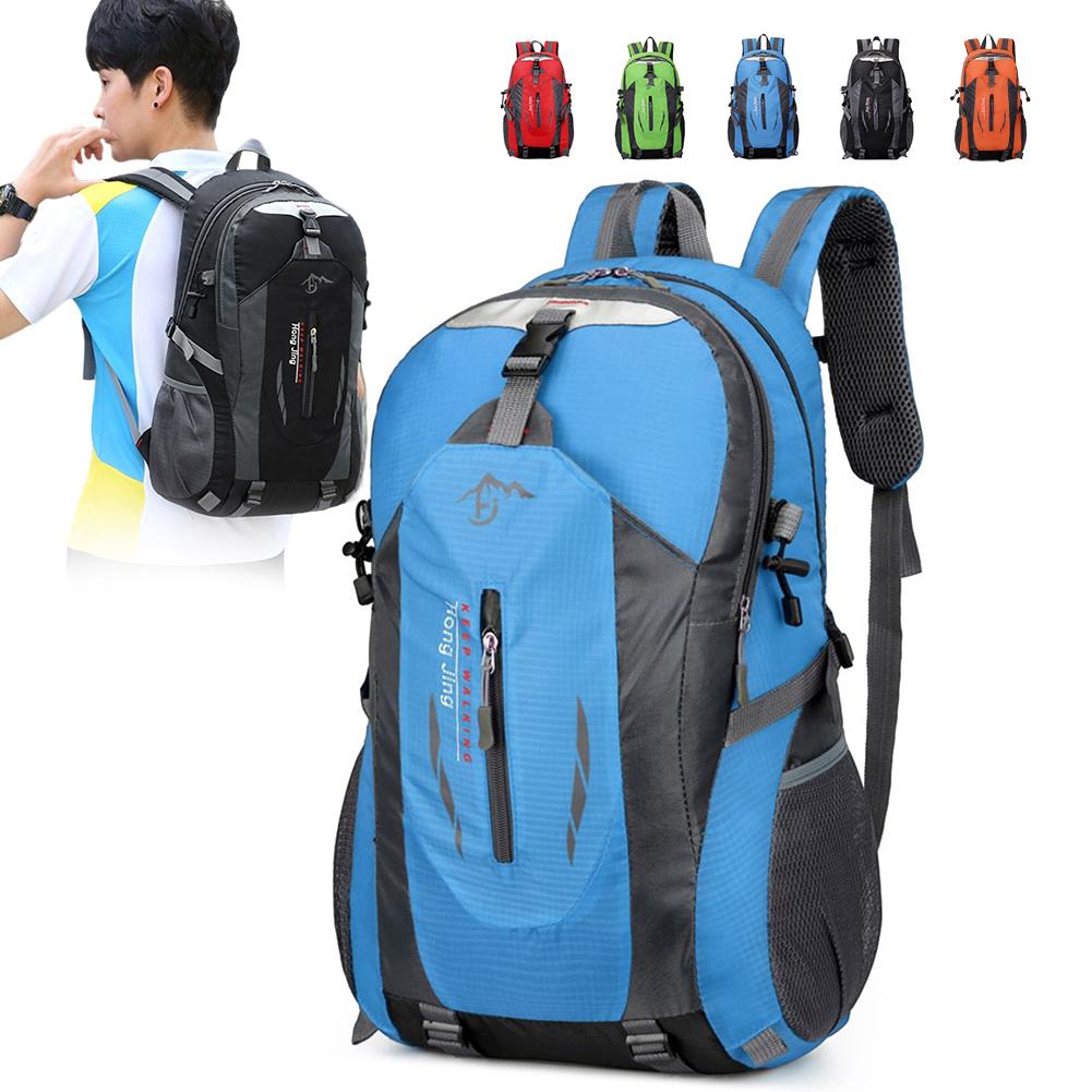 Climbing Rucksack Breathable Travel Backpack Large Capacity Wear-resistant Layered Storage Lightweight for Outdoor Activities