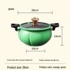 Wutuo Multi-functional Cast Iron Micro Pressure Pot, Green