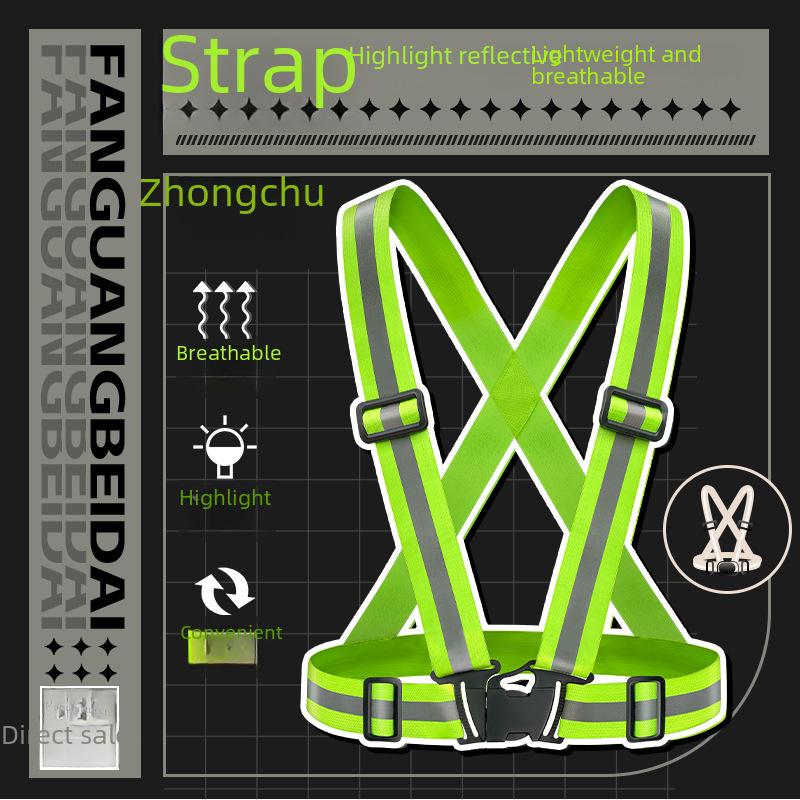 Reflective Straps & Vests for Night Running and Cycling