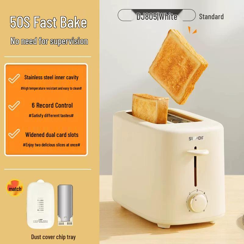 Supor Fully Automatic Bread and Waffle Maker Toaster