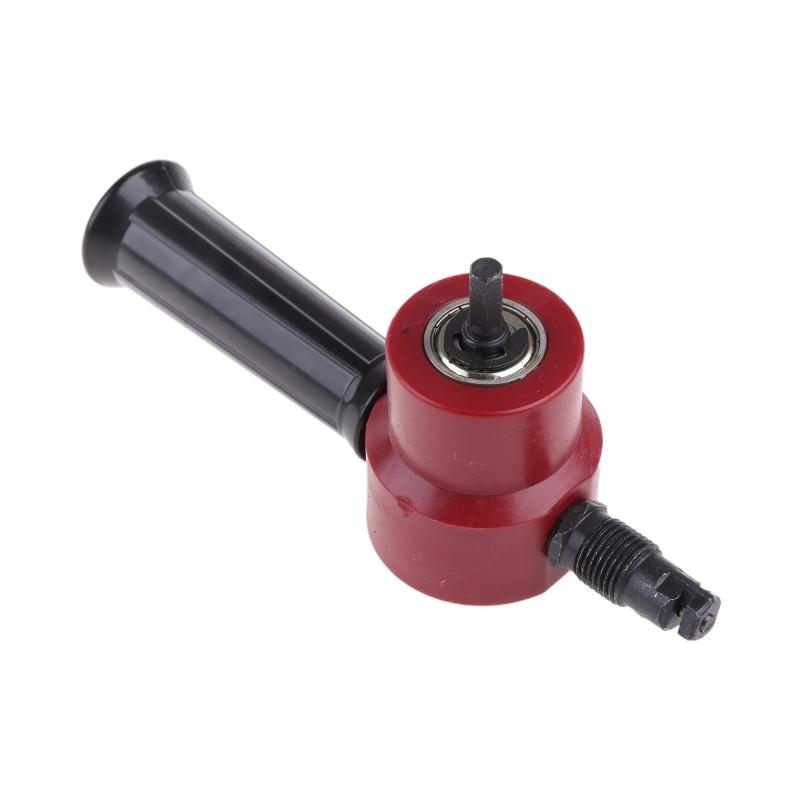 Tool Parts Professional Nibble Metal Cutting Double for Head Metal Sheet Cutter Saw Cutter Drill Attachment