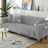 Cover For 2-Seater Corner Sofa, Grey Velvet