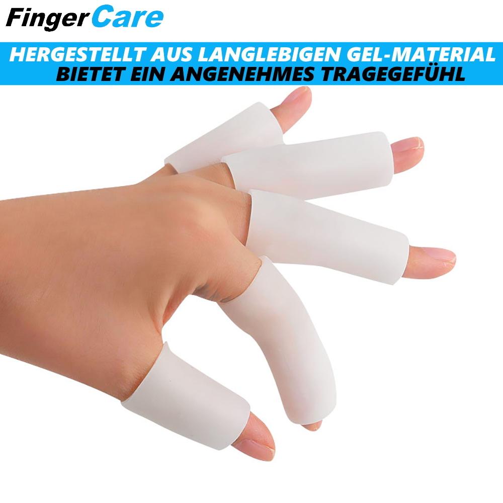 FingerCare Fingerbeskyttelse Silikon Fingerbøl Fingerplaster Fingerkuppbeskyttelse 10