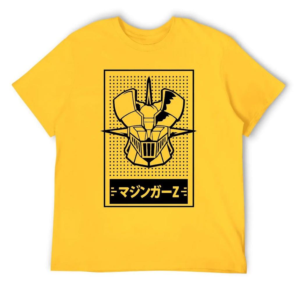 Mazinger Z Bust Essential For Sale T-shirts Casual Graphic T-shirt Crewneck Sports Geek Aactivity Competition USA Size