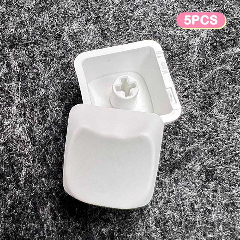 5 Stück Unbeschriftete Tastenkappe PBT-Tastenkappen Mit Einzigartigem Katzenkopf Mao Flache Verdickte Tastenkappe