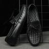 Genuine Leather Men Loafers Dress Shoes Male Boat Shoe Casual Shoes High Quality Driving Flats Luxury Man Party Wedding Footwear
