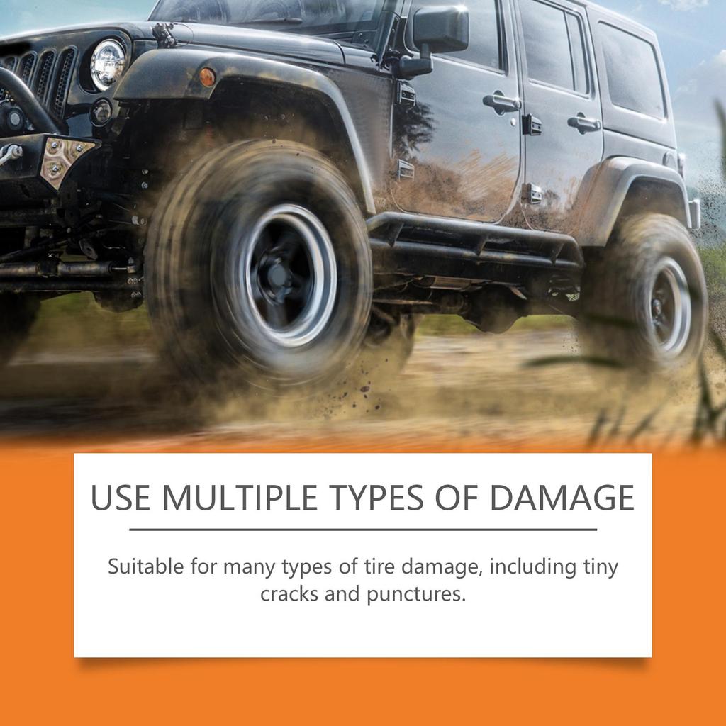 Homonth Car Tire Repair Gel Repair Car Tire Side Crack Scratch Daily Care Repair Gel