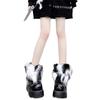 Imitation fur foot cover plush socks cover medium tube women's long short leg guard warm color boot cover stacking socks