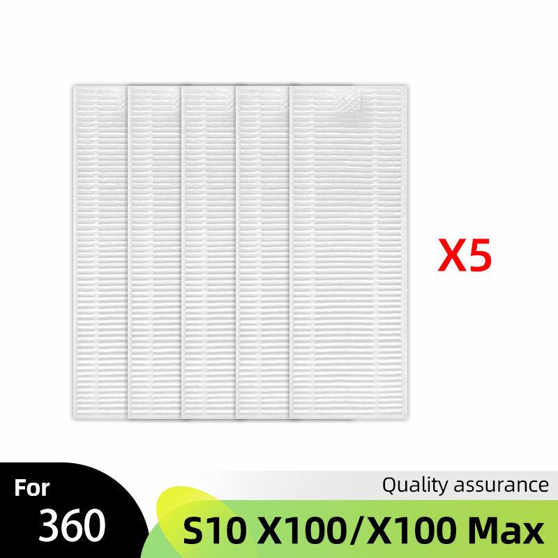 

Spare Main Side Brush Hepa Filter Mop Cloth Wipe For Qihoo 360 S10 X100 Max Replacement Accessories