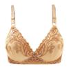 Women's Beautifully Embroidered Floral Bra Push Up Pair Breast Support Comfort Bra Thin Brasieres Sexy
