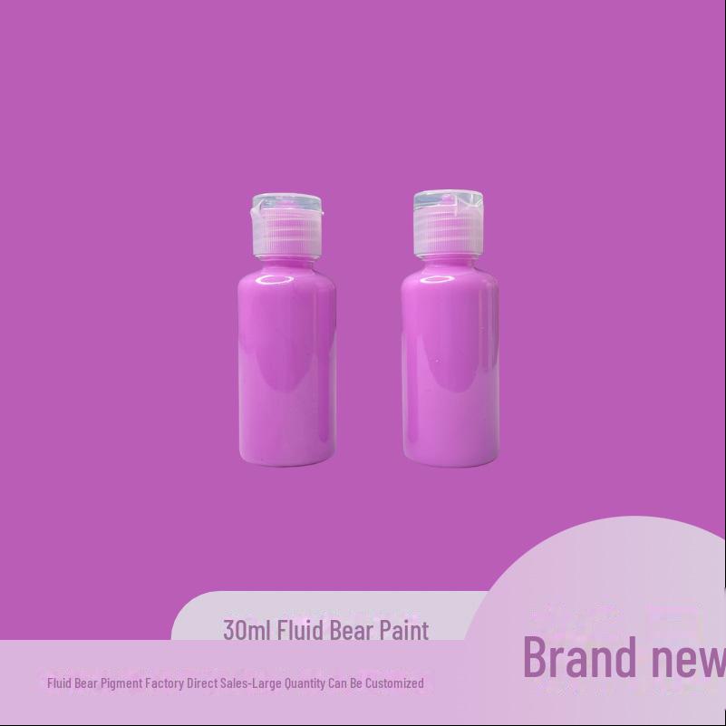Fluid Bear Acrylic Paint DIY Kit: Handmade Graffiti Doll Drawing Supplies for Hot Sale
