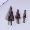 4-12/4-20/4-32Mm Spiral Groove Step Drill Bit M35 Cobalt Step Drill Bit Metal Taper Drill Hss Titanium-Coated Drill Bit