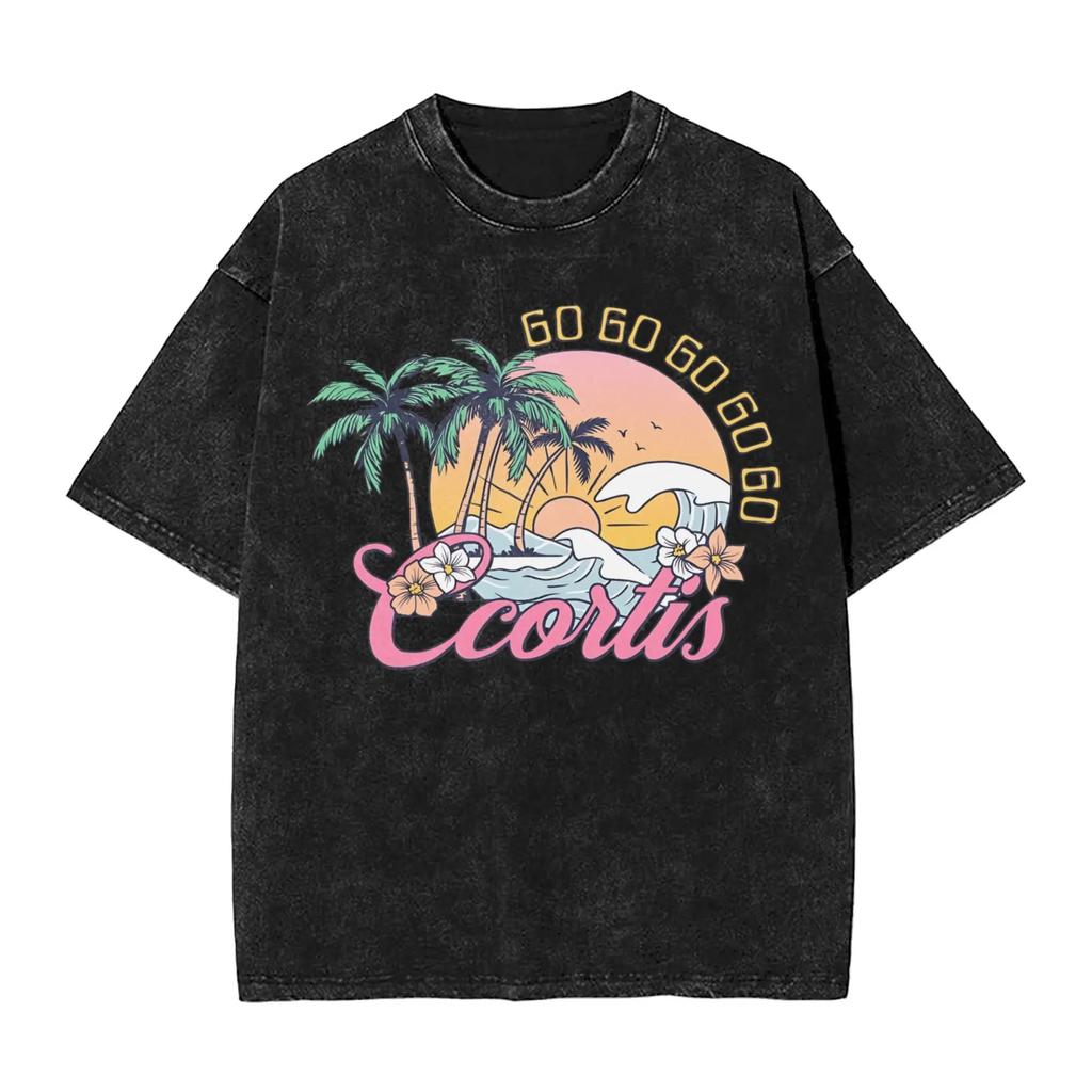 2026 CORTIS GO K Pop K-pop Band Idol T Shirts Hip Hop Washed Cotton Harajuku T-Shirt for Men Women Streetwear Summer Tee Shirt