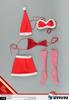 Hobby Leker [TOYBARJAPAN] 1/6 Skala Figur for TBLeague Kropp ZYTOYS ZY5020 Jul Vakker Kvinne Kostymesett (Kropp og hode ikke inkludert)