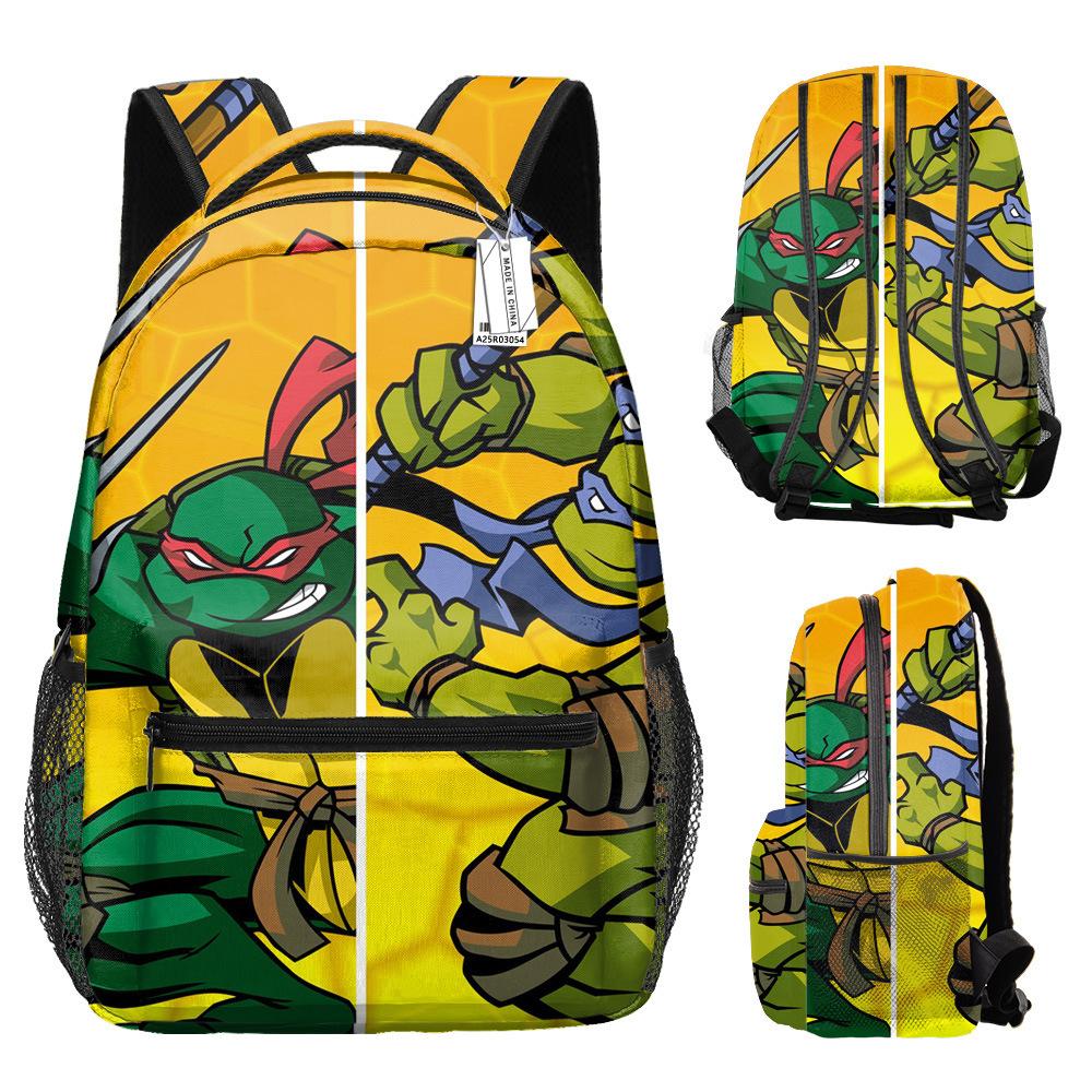 3 Piece School Backpack Set for Students Large Capacity Oxford Cloth Schoolbag with Shoulder Strap and Pencil Case