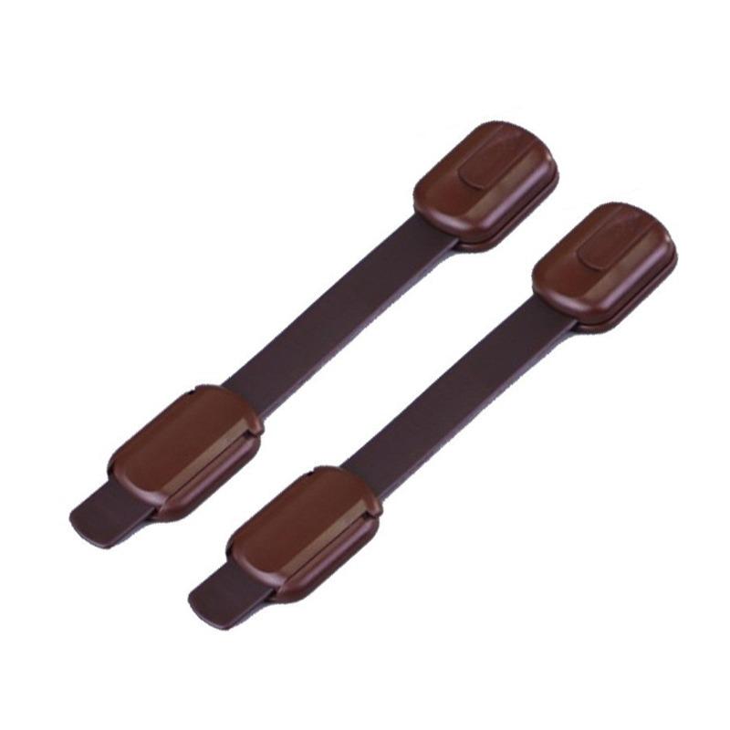 2PCS Child Safety Cabinet Lock Baby Proof Security Protector Drawer Door Cabinet Lock Plastic Protection Kids Safety Door Lock