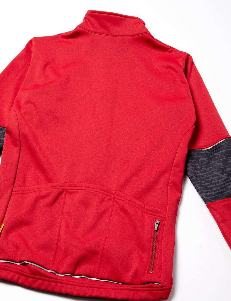 Pearl Izumi Synchro Deep Size S Winter Cycling Wear Jersey, 3118-BL, Men's, Red, (Japan), 15°C (59°F) Warm, Moisture-Wicking, Quick-Drying,