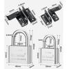 Small Lock Head Stainless Steel Padlock Stainless Steel Rust-proof Anti-theft Lock Anti-picking Anti-theft Anti Rust Lock