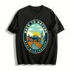 Back To Nature Graphic Tee Stay Wild Outdoor Casual Top Pure Cotton T-shirt