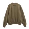 Essentials Sweat à manches longues S olive Dos brossé Homme Occasion