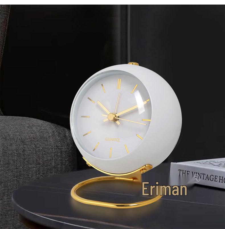Nordic Minimalist Children's Silent Alarm Clock - Luminous Desktop Bedside Clock
