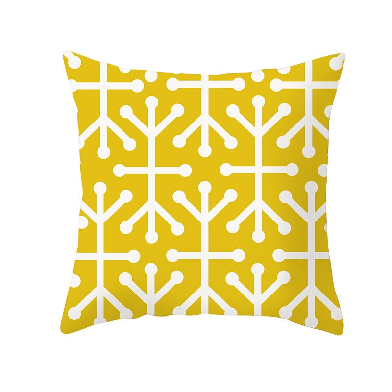 Geometryczny Nadruk Cyfrowy Poszewka na Poduszkę Skórka Brzoskwiniowa Nowoczesny Prosty Styl Poszewka na Poduszkę na Sofę Pokrowiec na Poduszkę Samochodową Dekoracja