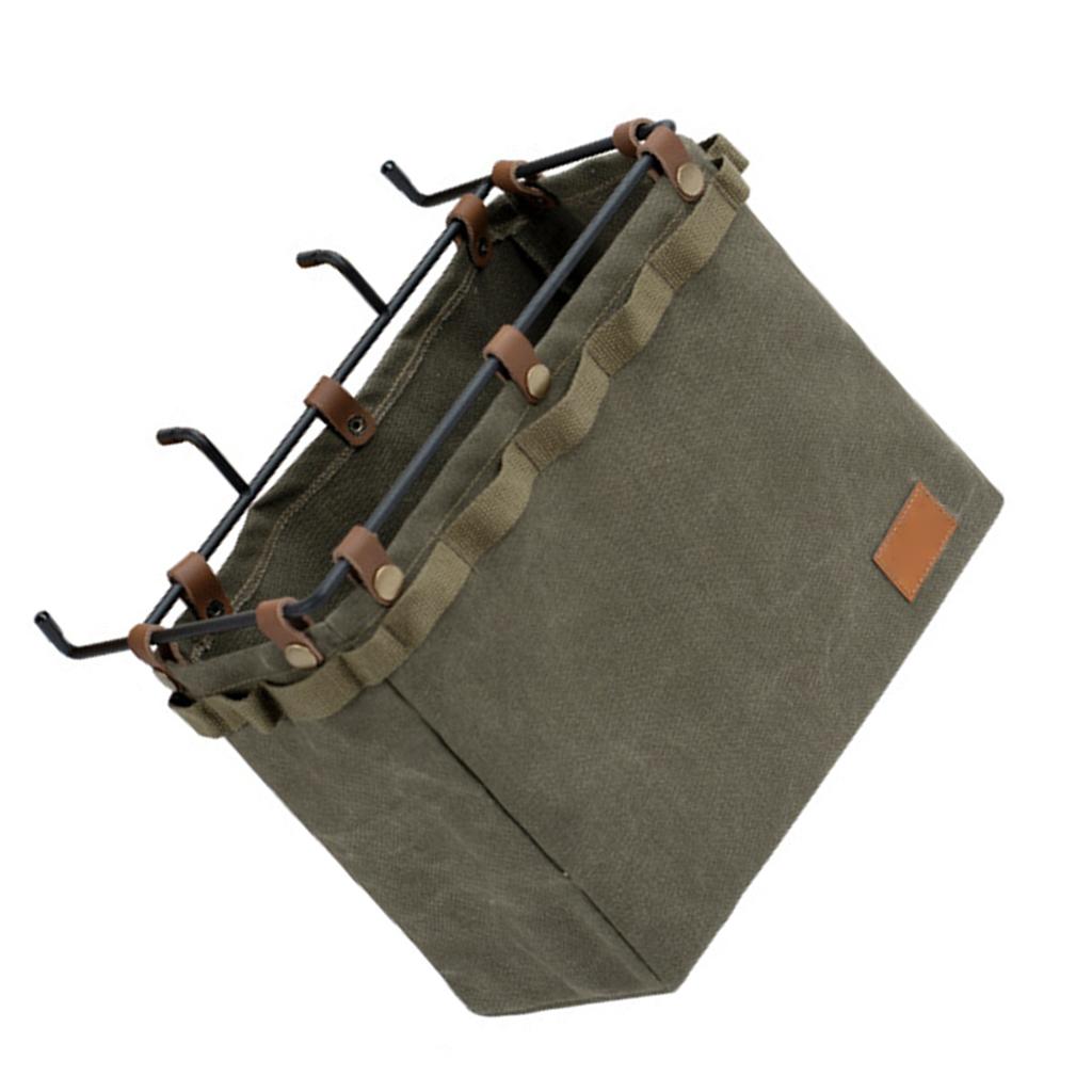 Table Edge Bag for Outdoor Picnic Camping Table Side Holder Table Hanging Organizer Foldable Side Bag Hanging Pouches