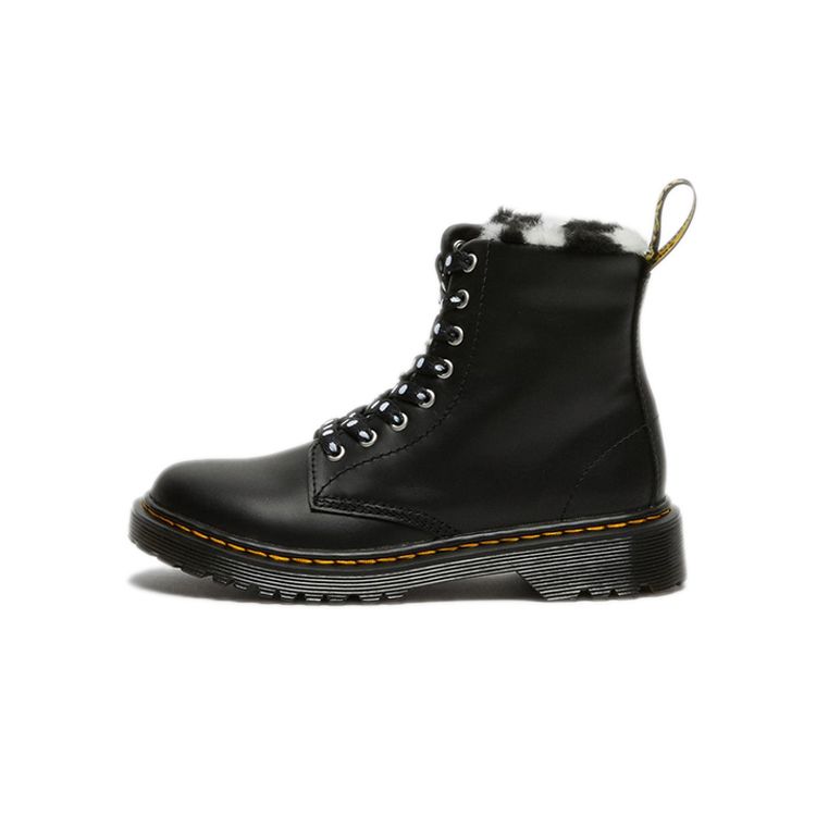 

Доктор. Martens 1460 Serena Синтетическая подкладка Удобные Дышащие Ботинки Детские ботинки Угольный 26995001 34