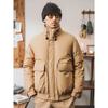 Mountain-Style Outdoor Functional Workwear Stand-Collar Down Jacket for Men, Winter Thickened Cotton-Padded Jacket, Export Men's Cotton Coat