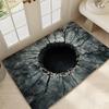 3D Optical Illusion Rug Welcome Mat Front Door Mat Entrance Vortex Illusion Floor Mat Bottomless Hole Area Rug