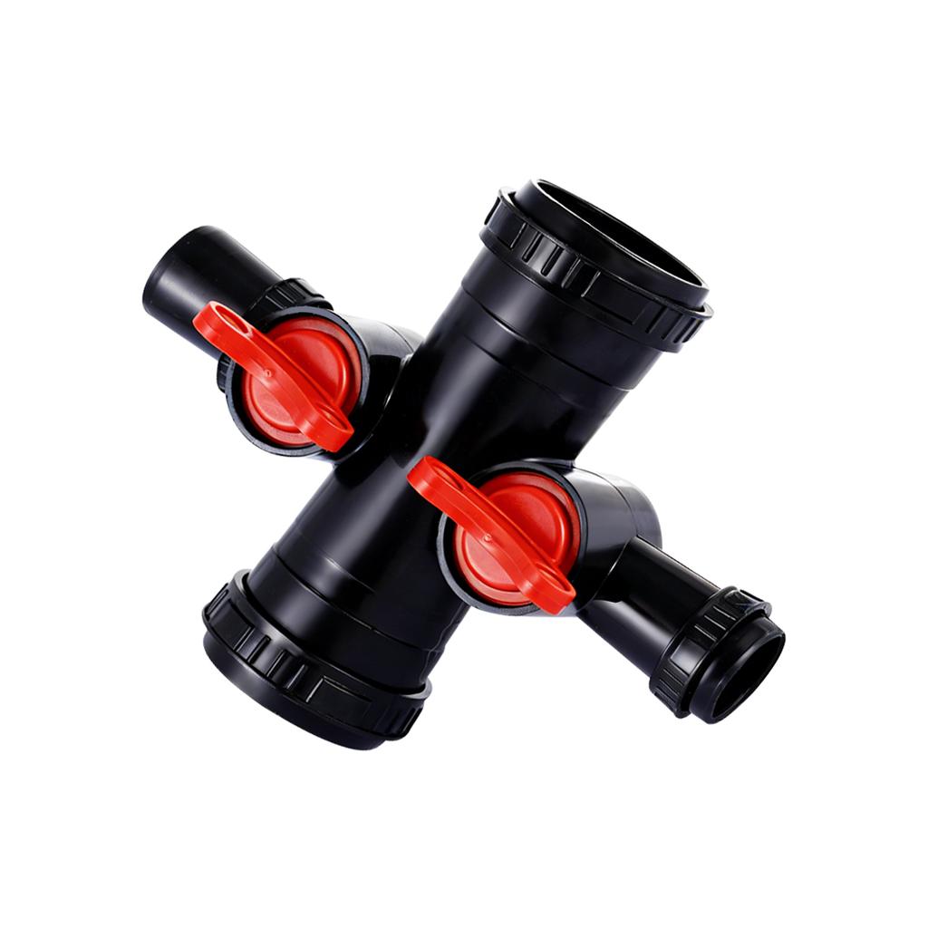 1Pc Drip Irrigation Micro-Sprinkler 50x28/65x28mm Tee/Four-Way Connectors 2-inch to 1-inch Agricultural Irrigation Valve Joint