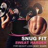 Dropshipping Stomach Sweat Belt Sauna Slimming Waist Trimmer Belt for Workout, Running, Gym, Walking