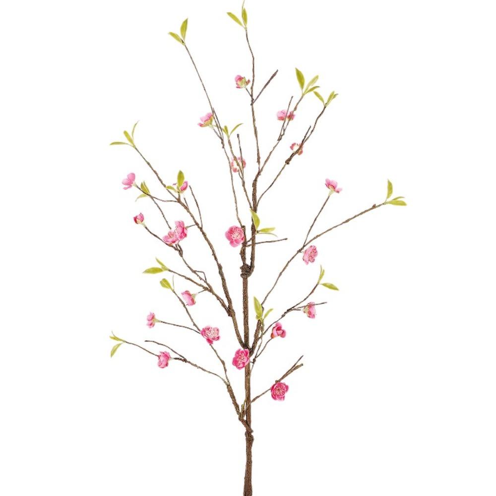 

Plastic Artificial Plum Blossom Branch Chinese Style Fake Flower Living Room Decor розовый