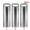 S M L Pill Storage Box Metal Phial Pill Case Portable For Firstaid Camping Pendant Medicine Boxes Waterproof Stainless Steel