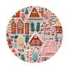 Christmas Tablecloth Circular Dining Table Tablecloth (lace)