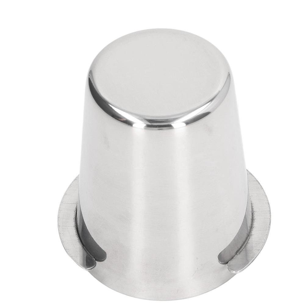 Silver Espresso Dosing Cup Smooth Surface Coffee Powder Feeder  Coffee Grinding Workflow
