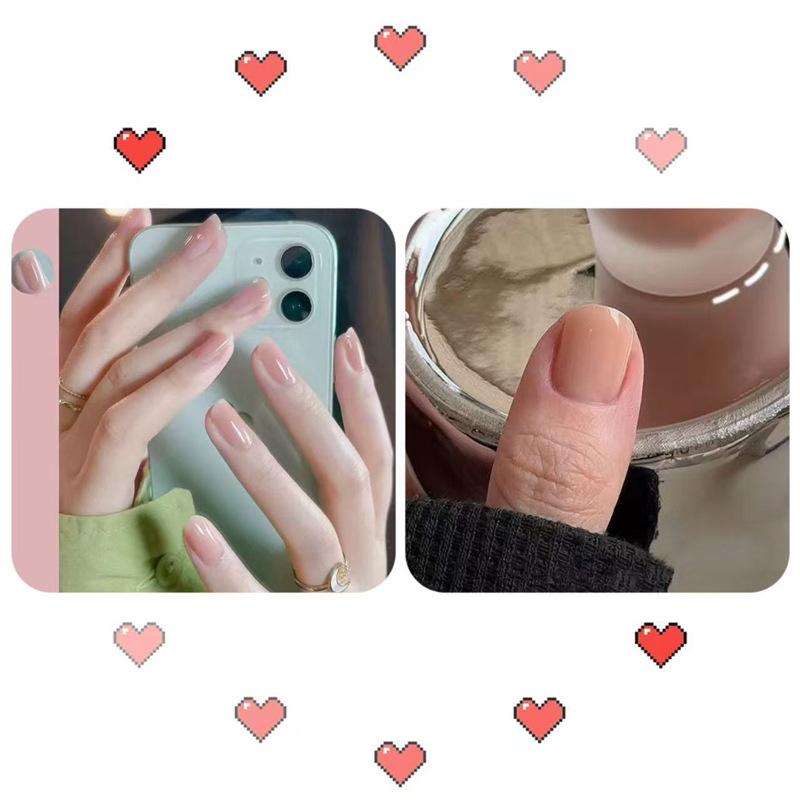 Whitening Water-Based Peelable Nude Nail Polish - Odorless, No-Bake, Ice Clear