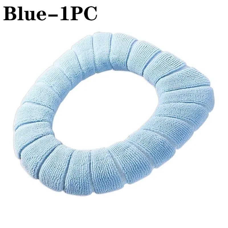 

1/2/4PCS Winter Thickened Plush Toilet Seat Cover Universal Warm Seat Cushion Toilet Ring Protector Soft Bathroom Toilet Pad