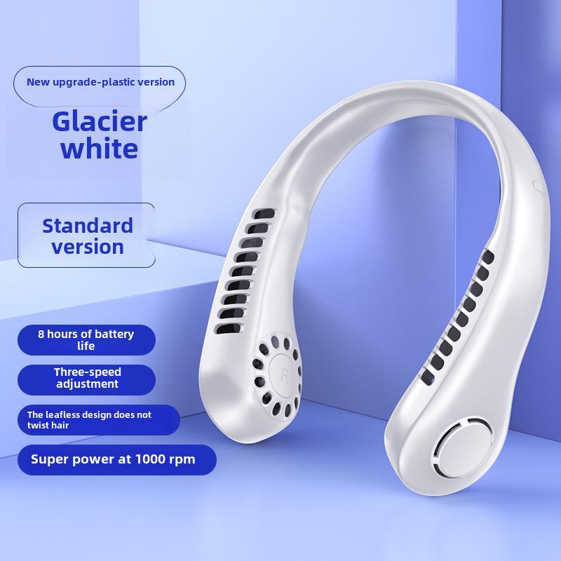 2023 Portable USB Rechargeable Neck Hanging Fan – Compact and Hands-Free