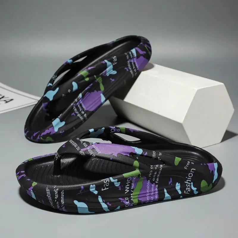 Fashion Shiatsu Men's Shoe Platform Flip Flops High Quality Fashion Slides Eva Clappers 2025 Trend Summer Sale Adult Casual Male Slipper